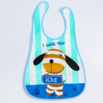 1890561 Нагрудник с карманом для мальчика, непромокаемый, на липучке, цвета МИКС