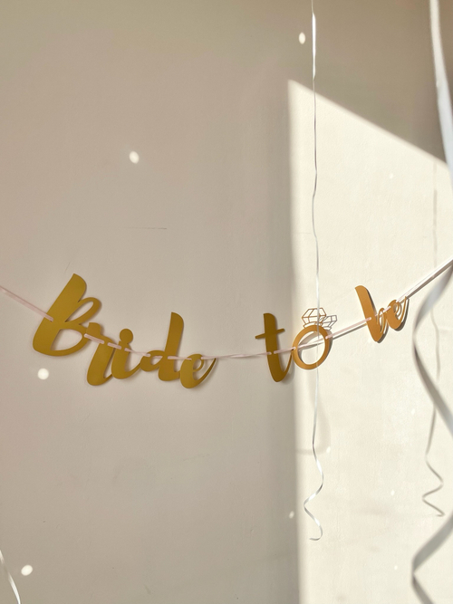 Гирлянда-надпись «Bride to be”