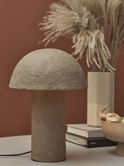 Лампа настольная texture sleek, D32x42 см, терракотовая