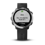 Часы для бега Garmin Forerunner 645 Music, с черным ремешком, 010-01863-30