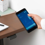 Письменный стол - IKEA IDÅSEN/IDASEN, 160х80х63-127 см, коричневый/темно-серый, ИДОСЕН ИКЕА