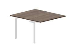 Составной стол на 2 рабочих места 118х136,6х75см (без отверстий) - приставной элемент