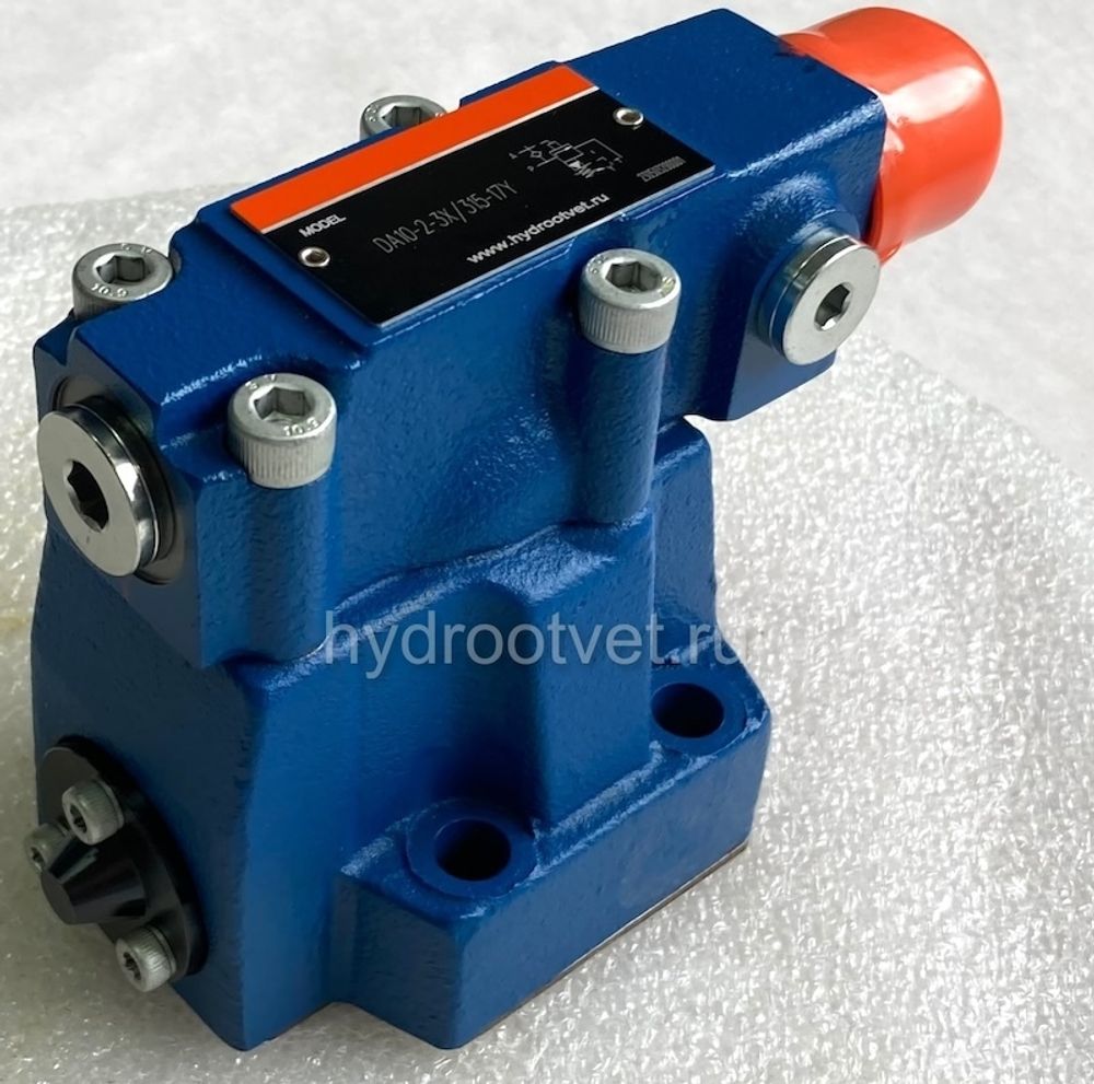 DA10-1-5X/200-17 - Разгрузочный предохранительный клапан Ду10 с давлением настройки до 200 бар, с разностью срабатывания в 17%, внешний дренаж - нет