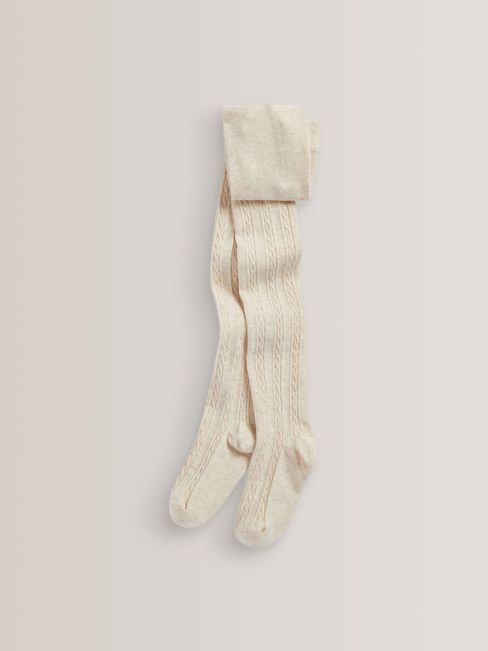 Колготки хлопковые для девочки Next D71-627, 3 шт., Коричневый, Бежевый, Кремовый