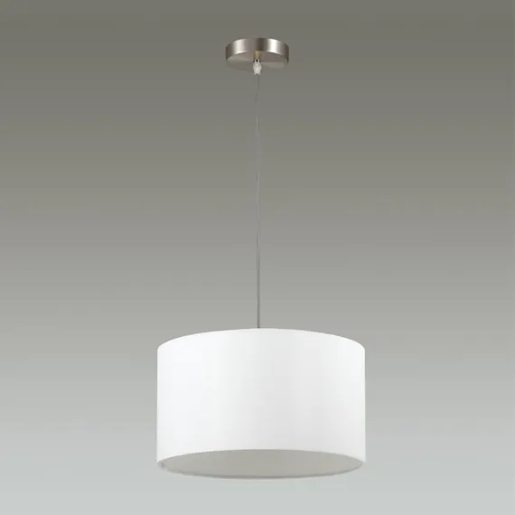 3745/2 MODERNI LN19 126 никель/белый, металл/текстиль Подвес E27 2*60W 220V NIKKI
