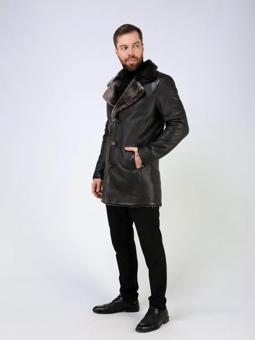 Дубленка зимняя натуральная