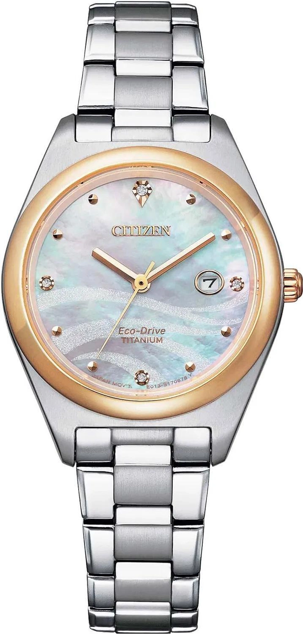 Женские японские наручные часы Citizen EW2606-87Y