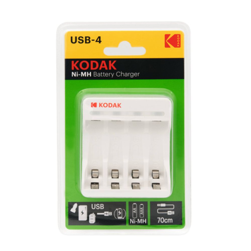 Зарядное устройство для аккумуляторов Kodak C8002B USB [K4AA/AAA] | Kodak