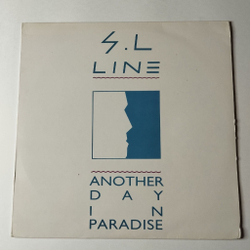 Винтажная виниловая пластинка LP S.L. Line Another Day In Paradise (Spain 1990) Maxi Single 45 RMP