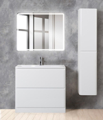 Тумба напольная с раковиной BelBagno ALBANO-900-2C-PIA-BL