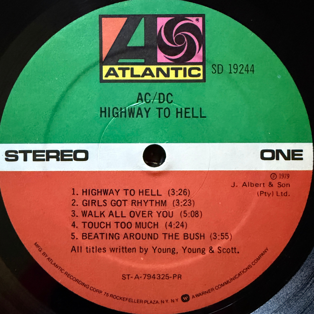 AC/DC ‎– Highway To Hell (США 1979г.)Т