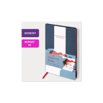 Блокнот А5 клетка BRAUBERG VISTA "In Dreams", под кожу, твердый, срез фольга, 80 л., 112064