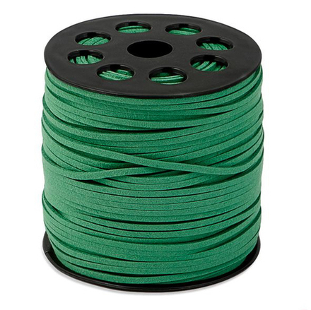 Шнур замшевый, шир.3мм, цв.017 зеленый