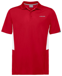 Футболка для мальчика теннисная Head Club Tech Polo Shirt - red