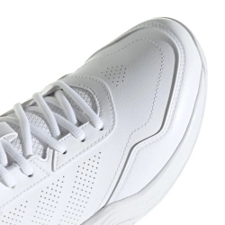 Мужские кроссовки теннисные Adidas GameCourt 3 Synthethic Leather M - cloud white/ cloud white/core black