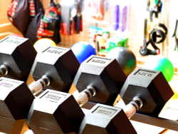 Гантель 2,5 кг гексагональная