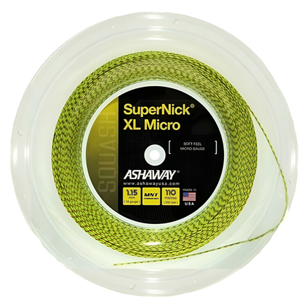 Струны для сквоша ASHAWAY SUPER NICK XL MICRO В нарезке (1 натяжка)