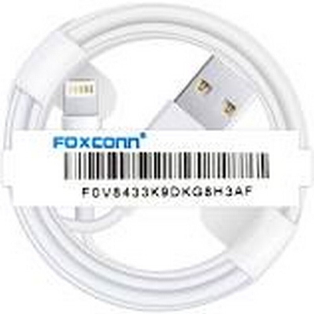Кабель USB - Lightning Foxsonn (белый) 1м, без упак.