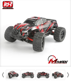 Радиоуправляемый монстр Remo Hobby Mmax красный 4WD RTR масштаб 1:10 2.4G - RH1031-RED