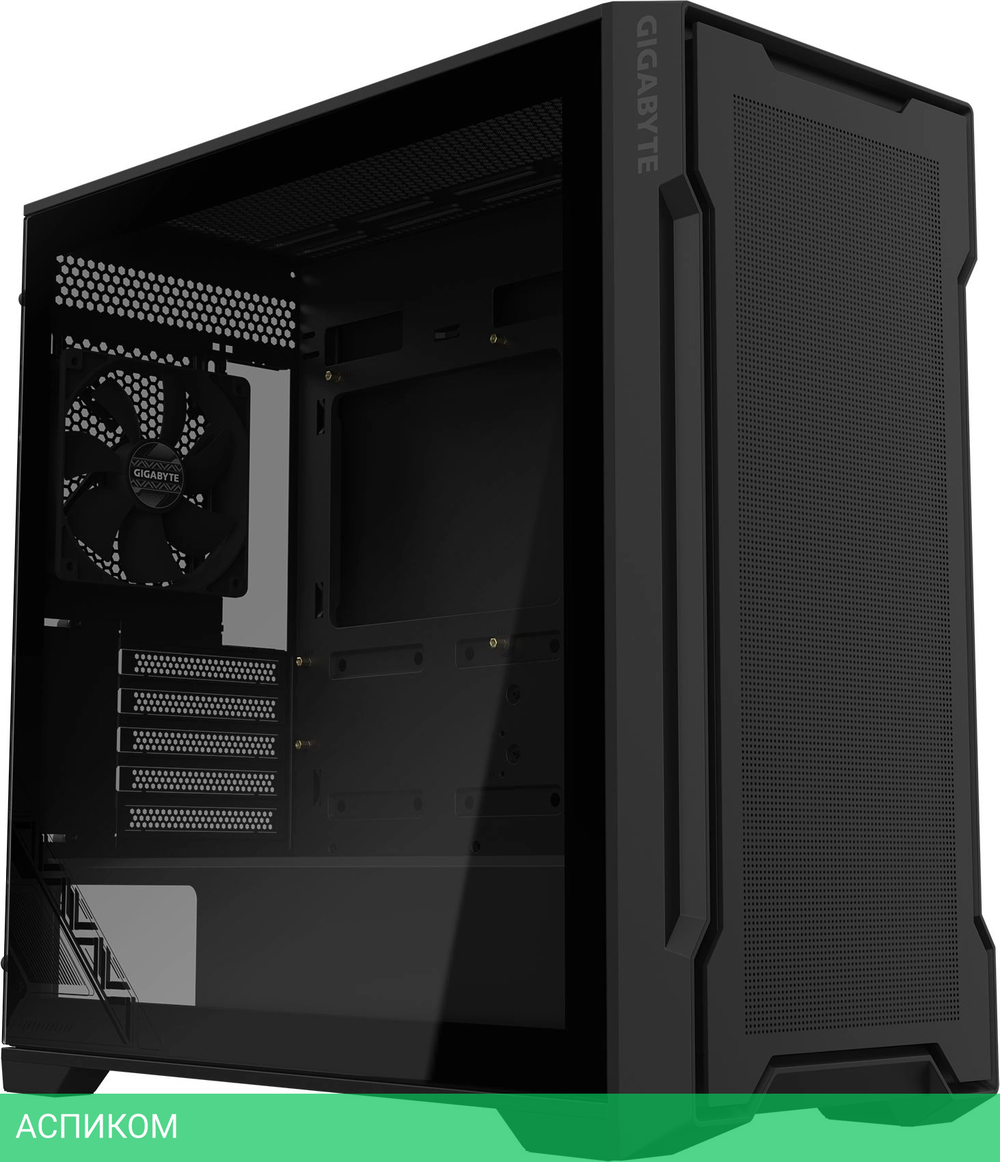Корпус Gigabyte C102 Glass без БП черный (GB-C102G)