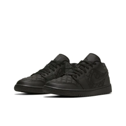 Женские кроссовки Air Jordan 1 Low 'Triple Black Quilted' DB6480-001