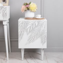 Тумба прикроватная Тропик Классика Айс Сильвер правая