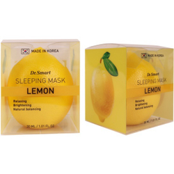 Dr. Smart by Angel Key Sleeping Mask Lemon ночная расслабляющая маска с экстрактом лимона для восстановления кожи