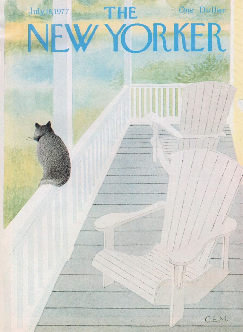 Постер журнала The New Yorker 18-07-1977