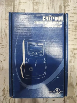 Счетчик электроэнергии 2016г. Энергомера CE102M S7 145-JV однофазный двухтарифный 5(60) А на монтажную плату