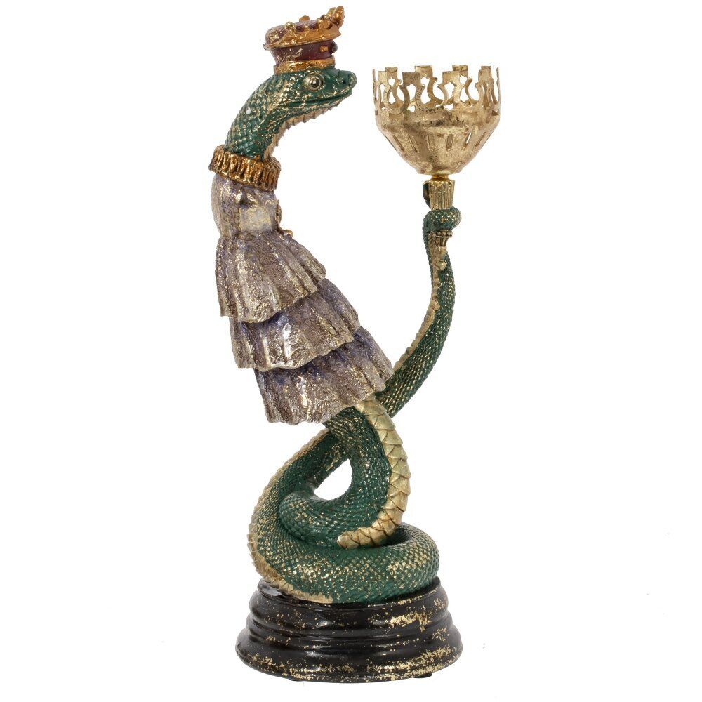 GAEM Подсвечник "Змея", D свечи 5 см, L12 W13 H30 см