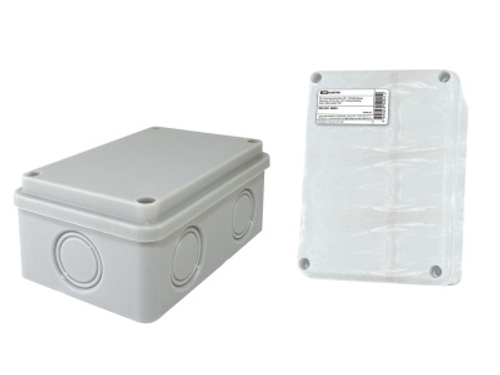 Коробка распаячная ОП 120x80x50мм 6вх IP55 крышка без гермовводов TDM