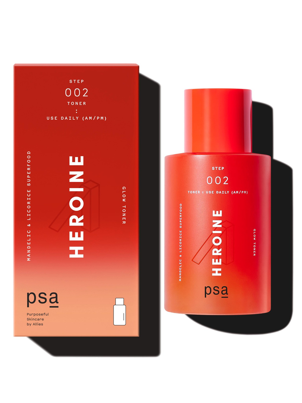 PSA HEROINE Mandelic & Licorice Superfood Glow Toner суперпитательный ...