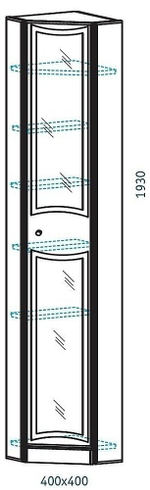 Пенал напольный AQWELLA Барселона 40 L/R