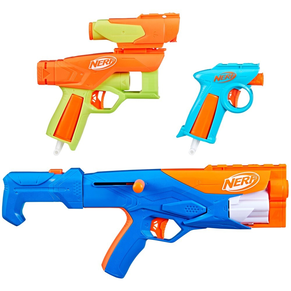 Hasbro Nerf N Series - Три бластера Gear Up Pack + стрелы 3-PAK F8633 / артикул   F8633  / GTIN 5010996209429