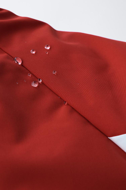 ZARA ДЛИННЫЙ КОМБИНЕЗОН COLOR BLOCK WATER RESISTANT И WINDPROOF, КРАСНЫЙ