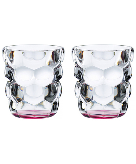 Nachtmann Bubbles Набор стаканов с розовым дном 330мл - 2 шт