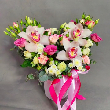 Композиция с орхидеями