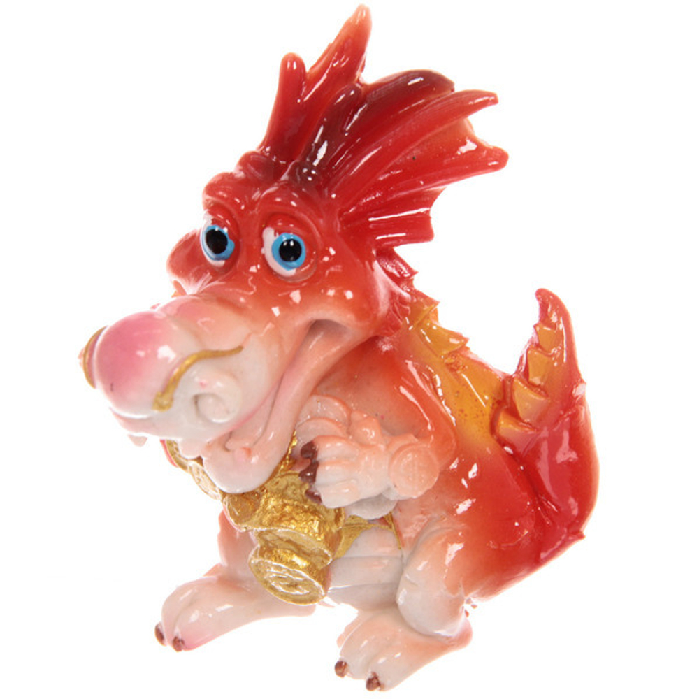 Магнит «Дракоша с деньгами» 8,5*5,5 см, микс