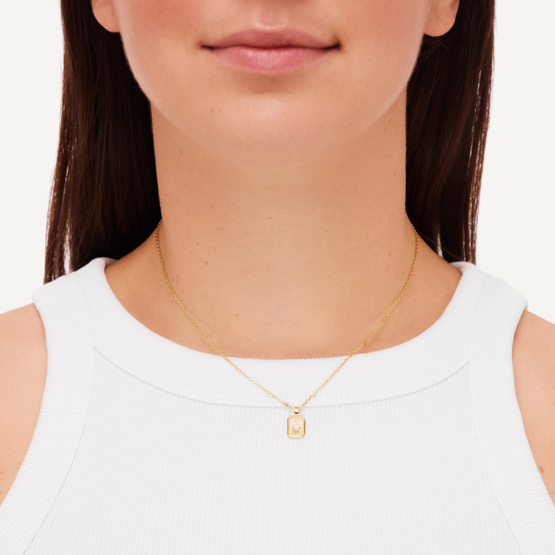 Колье Медальон – Золото