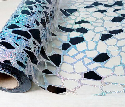 Клеенка Термо 60см*20м прозрачная с рисунком, 1100A