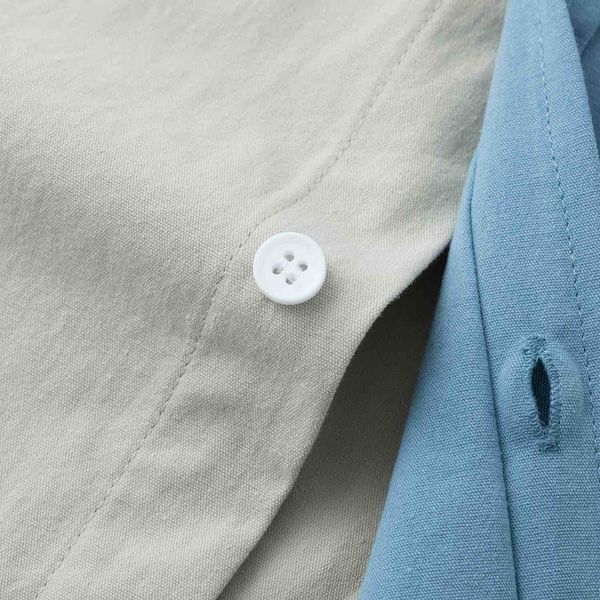 Сорочка Puff светло-серая/синяя - фото 8