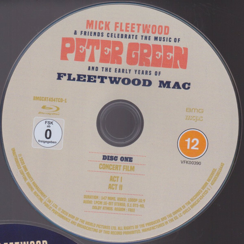 Mick Fleetwood & Friends / Celebrate The Music Of Peter Green And The Early Years Of Fleetwood Mac (2CD+Blu-ray)
