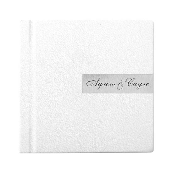 25х25 фотокнига Snow c металлической вставкой