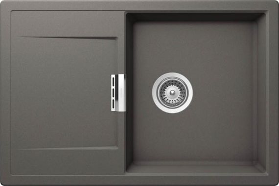 Мойка SCHOCK Eton 50 D Cristadur серебристый камень