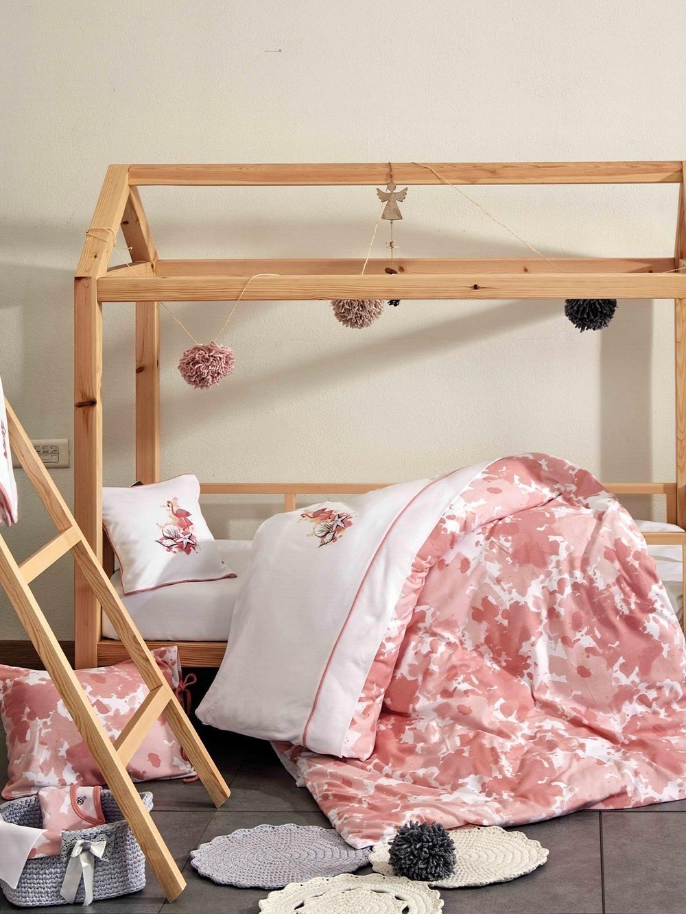 Комплект для малышей Flamingos Ecocotton