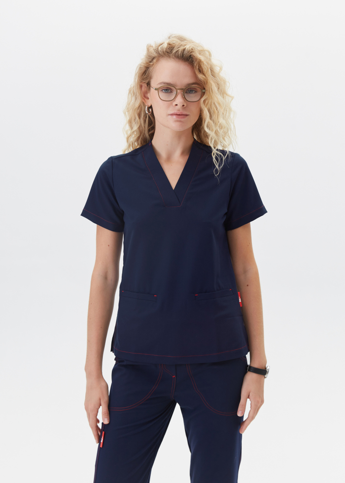 Топ медицинский женский Лаконико, нэви