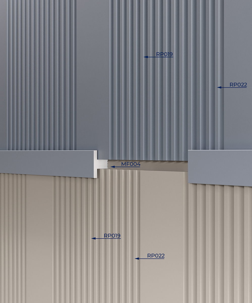 Cosca Decor. Панель RP022, 156х12x2800мм, Экополимер