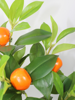 Искусственное деревце Мандарин 60см в кашпо