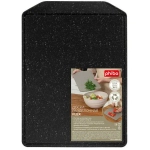 Доска разделочная пластиковая 35*26см «FLEX» черный гранит