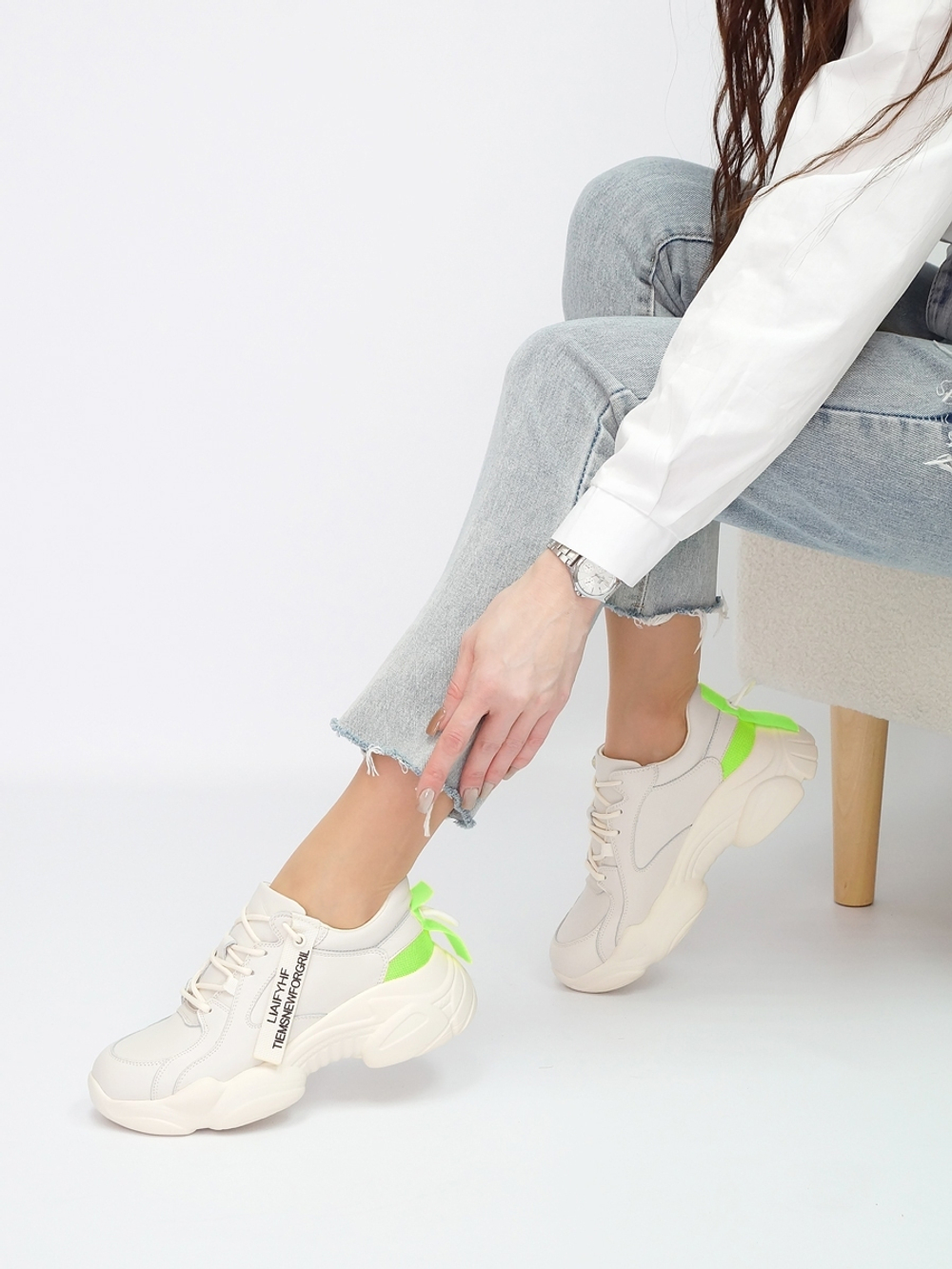 Кроссовки женские демисезонные натуральные